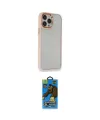 ieg™ iPhone 13 Pro Max Kılıf Eksen Doku Prime - Siyah 18D Cam Ekran Koruyucu