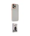 ieg™ iPhone 13 Pro Max Kılıf Eksen Doku Prime - Siyah Bilvis Hayalet Cam Ekran Koruyucu