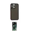 ieg™ iPhone 13 Pro Max Kılıf Eksen Işık - Şeffaf 360 Full Body Arka Koruyucu