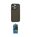 ieg™ iPhone 13 Pro Max Kılıf Eksen Işık - Siyah 18D Cam Ekran Koruyucu