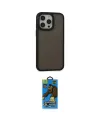ieg™ iPhone 13 Pro Max Kılıf Eksen Işık - Siyah 18D Cam Ekran Koruyucu