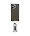 ieg™ iPhone 13 Pro Max Kılıf Eksen Işık - Siyah Bilvis Hayalet Cam Ekran Koruyucu