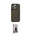 ieg™ iPhone 13 Pro Max Kılıf Eksen Işık - Siyah Bilvis Hayalet Cam Ekran Koruyucu