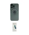 ieg™ iPhone 13 Pro Max Kılıf Eksen Klasik Prime - Şeffaf Pasifik Cam Ekran Koruyucu