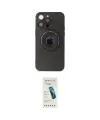 ieg™ iPhone 13 Pro Max Kılıf Eksen Klasik Prime - Şeffaf Pasifik Cam Ekran Koruyucu