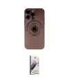 ieg™ iPhone 13 Pro Max Kılıf Eksen Klasik Prime - Siyah Bilvis 3D Mat Cam Ekran Koruyucu