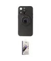ieg™ iPhone 13 Pro Max Kılıf Eksen Klasik Prime - Siyah Bilvis 3D Mat Cam Ekran Koruyucu