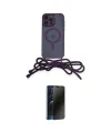 ieg™ iPhone 13 Pro Max Kılıf Eksen Özel Seri - Siyah 3D Antistatik Hayalet Cam Ekran Koruyucu