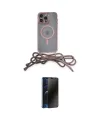 ieg™ iPhone 13 Pro Max Kılıf Eksen Özel Seri - Siyah 3D Antistatik Hayalet Cam Ekran Koruyucu