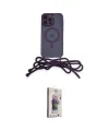 ieg™ iPhone 13 Pro Max Kılıf Eksen Özel Seri - Siyah Bilvis 3D Cam Ekran Koruyucu