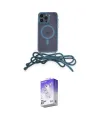 ieg™ iPhone 13 Pro Max Kılıf Eksen Özel Seri - Siyah Bilvis 5in1 3D Magic Cam Ekran Koruyucu