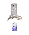 ieg™ iPhone 13 Pro Max Kılıf Eksen Özel Seri - Siyah Bilvis 5in1 5D Magic Hayalet Cam Ekran Koruyucu