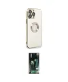 ieg™ iPhone 13 Pro Max Kılıf İz Form Serisi - Şeffaf 360 Full Body Arka Koruyucu