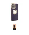ieg™ iPhone 13 Pro Max Kılıf İz Form Serisi - Şeffaf Maxco Cam Ekran Koruyucu