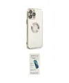 ieg™ iPhone 13 Pro Max Kılıf İz Form Serisi - Şeffaf Pasifik Cam Ekran Koruyucu