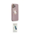 ieg™ iPhone 13 Pro Max Kılıf İz Form Serisi - Şeffaf Pasifik Cam Ekran Koruyucu