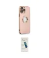 ieg™ iPhone 13 Pro Max Kılıf İz Form Serisi - Şeffaf Pasifik Cam Ekran Koruyucu