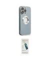 ieg™ iPhone 13 Pro Max Kılıf İz Form Serisi - Şeffaf Pasifik Cam Ekran Koruyucu