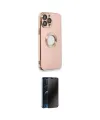 ieg™ iPhone 13 Pro Max Kılıf İz Form Serisi - Siyah 3D Antistatik Hayalet Cam Ekran Koruyucu