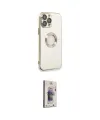 ieg™ iPhone 13 Pro Max Kılıf İz Form Serisi - Siyah Bilvis 3D Cam Ekran Koruyucu