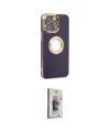 ieg™ iPhone 13 Pro Max Kılıf İz Form Serisi - Siyah Bilvis 3D Cam Ekran Koruyucu