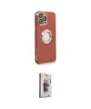 ieg™ iPhone 13 Pro Max Kılıf İz Form Serisi - Siyah Bilvis 3D Cam Ekran Koruyucu