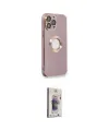 ieg™ iPhone 13 Pro Max Kılıf İz Form Serisi - Siyah Bilvis 3D Cam Ekran Koruyucu