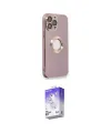 ieg™ iPhone 13 Pro Max Kılıf İz Form Serisi - Siyah Bilvis 5in1 3D Magic Cam Ekran Koruyucu