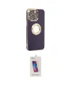 ieg™ iPhone 13 Pro Max Kılıf İz Form Serisi - Siyah Joko 5D Cam