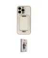 ieg™ iPhone 13 Pro Max Kılıf Kozmos Minimal Prime - Siyah Bilvis 3D Cam Ekran Koruyucu