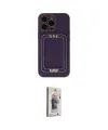 ieg™ iPhone 13 Pro Max Kılıf Kozmos Minimal Prime - Siyah Bilvis 3D Cam Ekran Koruyucu