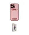 ieg™ iPhone 13 Pro Max Kılıf Kozmos Minimal Prime - Siyah Bilvis 3D Cam Ekran Koruyucu