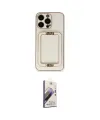 ieg™ iPhone 13 Pro Max Kılıf Kozmos Minimal Prime - Siyah Bilvis 3D Mat Cam Ekran Koruyucu