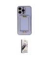 ieg™ iPhone 13 Pro Max Kılıf Kozmos Minimal Prime - Siyah Bilvis 3D Mat Cam Ekran Koruyucu
