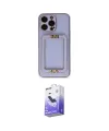 ieg™ iPhone 13 Pro Max Kılıf Kozmos Minimal Prime - Siyah Bilvis 5in1 5D Magic Hayalet Cam Ekran Koruyucu
