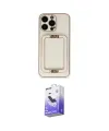 ieg™ iPhone 13 Pro Max Kılıf Kozmos Minimal Prime - Siyah Bilvis 5in1 5D Magic Hayalet Cam Ekran Koruyucu