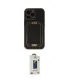 ieg™ iPhone 13 Pro Max Kılıf Kozmos Minimal Prime - Siyah Bilvis Hayalet Cam Ekran Koruyucu