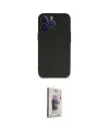 ieg™ iPhone 13 Pro Max Kılıf Kozmos Yansıma Özel Seri - Siyah Bilvis 3D Cam Ekran Koruyucu