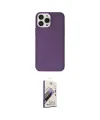ieg™ iPhone 13 Pro Max Kılıf Kutup Doku Koleksiyonu - Siyah Bilvis 3D Mat Cam Ekran Koruyucu