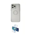 ieg™ iPhone 13 Pro Max Kılıf Kutup Klasik - Siyah 3D Antistatik Cam Ekran Koruyucu