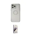 ieg™ iPhone 13 Pro Max Kılıf Kutup Klasik - Siyah Bilvis 3D Mat Cam Ekran Koruyucu