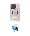 ieg™ iPhone 13 Pro Max Kılıf Kutup Modern - Siyah 3D Antistatik Cam Ekran Koruyucu