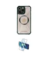 ieg™ iPhone 13 Pro Max Kılıf Kutup Modern - Siyah 3D Antistatik Cam Ekran Koruyucu