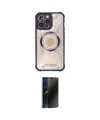 ieg™ iPhone 13 Pro Max Kılıf Kutup Modern - Siyah 3D Antistatik Hayalet Cam Ekran Koruyucu
