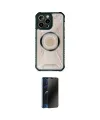 ieg™ iPhone 13 Pro Max Kılıf Kutup Modern - Siyah 3D Antistatik Hayalet Cam Ekran Koruyucu