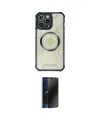 ieg™ iPhone 13 Pro Max Kılıf Kutup Modern - Siyah 3D Antistatik Hayalet Cam Ekran Koruyucu