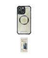 ieg™ iPhone 13 Pro Max Kılıf Kutup Modern - Siyah 6D Mat Seramik Hayalet Nano Ekran Koruyucu