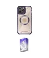 ieg™ iPhone 13 Pro Max Kılıf Kutup Modern - Siyah Bilvis 5in1 3D Magic Cam Ekran Koruyucu