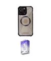 ieg™ iPhone 13 Pro Max Kılıf Kutup Modern - Siyah Bilvis 5in1 3D Magic Cam Ekran Koruyucu