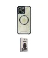 ieg™ iPhone 13 Pro Max Kılıf Kutup Modern - Siyah Bilvis Hayalet Cam Ekran Koruyucu
